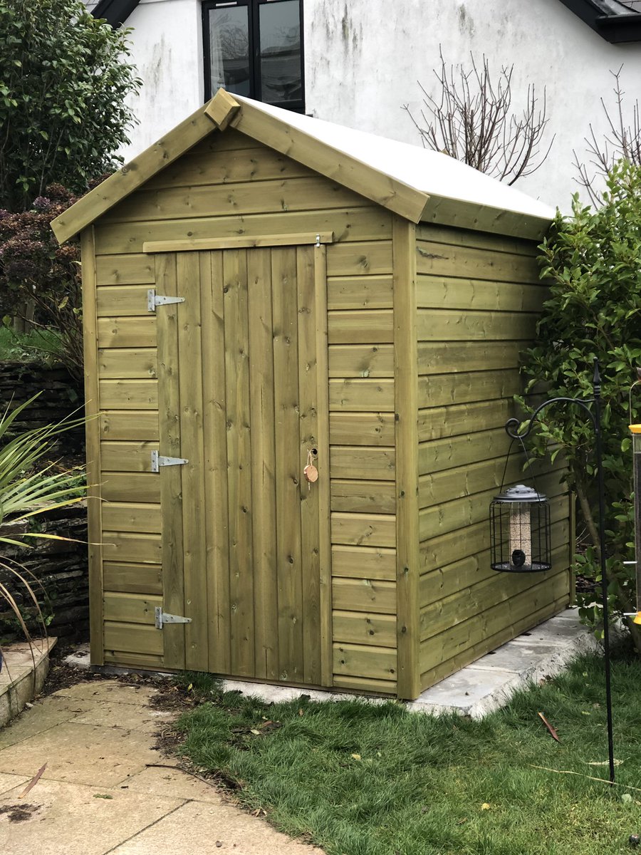 AshwinsofLooe's tweet image. #shed #painted Pale #Green #madetough #SimplyAmazing