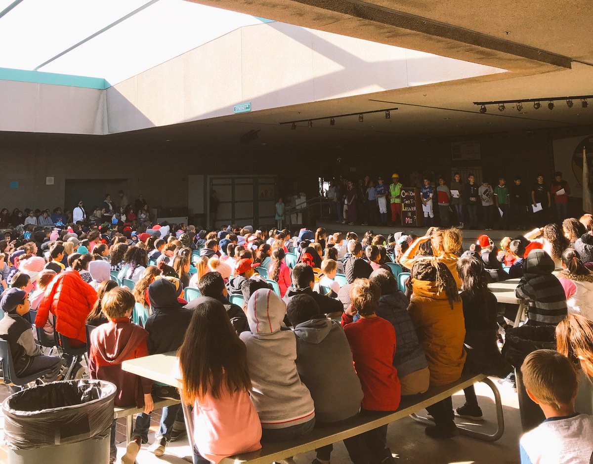 suzimaldonado's tweet photo. @Carmel_Cougars shine bright among the @TheLeaderinMe community with students sharing the  #7Habits during their Private Victory assembly! https://t.co/4N2vhBdJNI