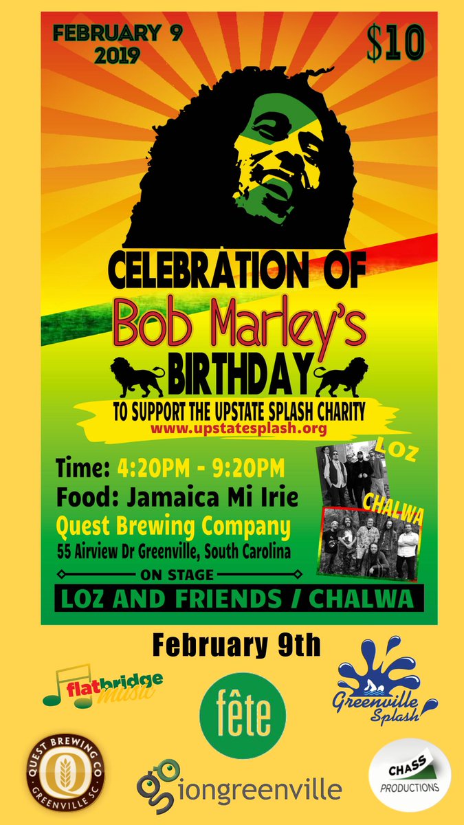 2/9/19 - <a href="/QuestBrewing/">Quest Brewing Co.</a> - Celebrating one of the Patron Saints of Song. With AVL's Chalwa and some of our good friends (including Mr. <a href="/CHedgepath/">Charles Hedgepath</a>). 4p kickoff. Always a good time at Quest (home of LionzFest).