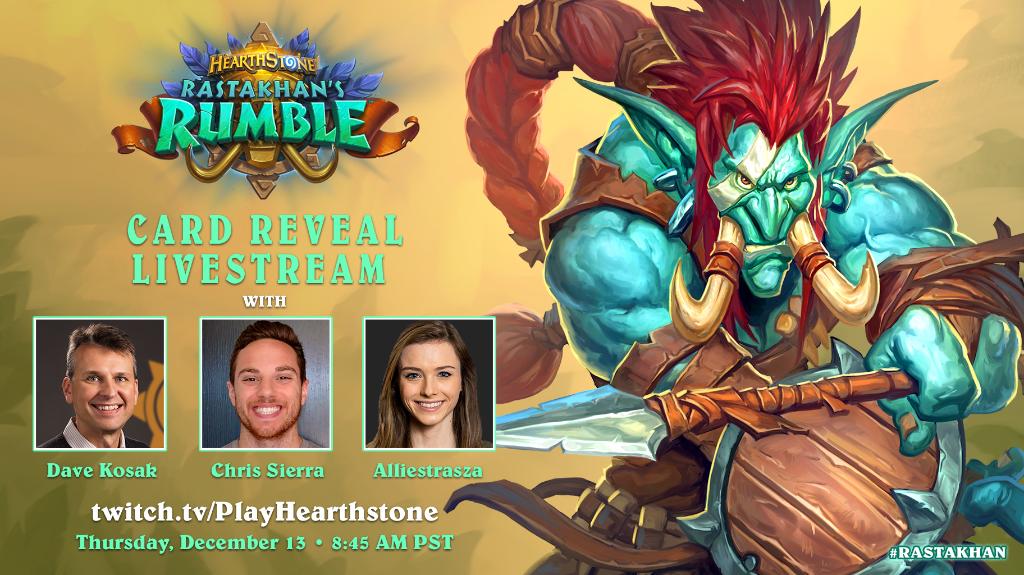 PlayHearthstone's tweet photo. Get ready for the launch of Rumble Run with a special livestream event to grab an early look at the new single-player content before it goes live featuring @F2K_Allie!
🏆 https://t.co/JiM7V4OBre https://t.co/hbydpbbb8C