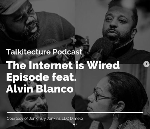Aqua174's tweet photo. Was blessed to politic with @Dallas_Penn and the @talkitecturepod fam. Bless up. | ‘The Internets is Wired Episode ft. Alvin Blanco’ #shoeminati #PodsInColor #Talkitects https://t.co/6Jf6V5y4Xj https://t.co/GlTJXVLGKI