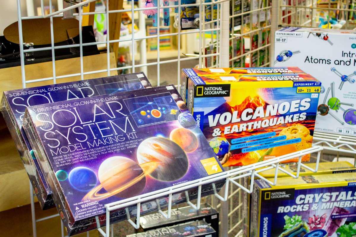 Under the earth, outer space, and in between -- our science kit department is the perfect place to shop for the curious mind on your list!