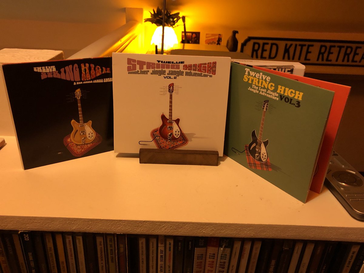 seanhannam's tweet photo. Am in man cave, writing Christmas cards. This is my soundtrack - volumes 2 &amp; 3 arrived today from @YATCosmos - vol 3 [just out] features my friends @benwilpoole @copilgrim &amp; The Raving Beauties. #janglebells #12stringhigh #rickenbacker https://t.co/szNJ3wyT9M