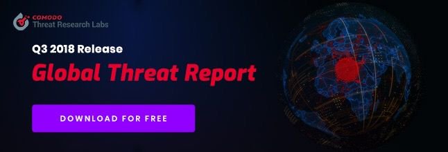 Comodo Cybersecurity released the Global Threat Report – Q3 2018 Edition! Get the insights here to learn the latest trends and threats in cybersecurity. buff.ly/2ROhiQm