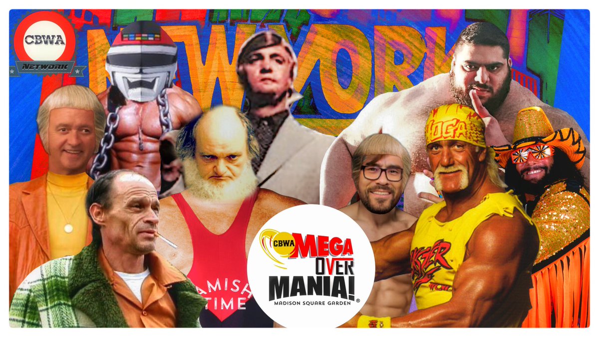 CBWALive's tweet photo. @TheEyeOfGibson @MrJerryJarett @BogotaMeltzer @OldLadySpencer @IAmVacated @CatrinaBetancur @SteveRyder20 @HippieFH @DynamightKidd @LittleBogota @GODBOLDUNREAL @last_late @MizaninBogota @GreatDenimFritz @fakestanlane @TheArabianGiant @BogotaBobbiKate @MouthofBogota @papapaulbear @KiddKobalt @Ole_Anderson_ @BogotaKeller @wrestling_ii @BogotaResnick @PorkChopGas @GlamournotGirl @Mistertbones @dkg46342 @Rev_WilliJ @hartfoundations @HonkyTonkAir @BogotaBuff @123BogotaKid @BoltsyAmsterdam @BigBubbaBogota @BogotaBuford @tvcolosi @chill_irwin @TheThundertaker @PNNewsJR @AmishDaleTime @BogotaTunney @fakeCornette @SinCaraVAN @BogotaOx @TheLexExpress1 @HolyMoleyOle @BTT_Doc CBWA MEGAOVERMANIA - this Saturday, live from Madison Square Garden in New York City
Season 2 Finale! #MEGAOVER https://t.co/VPRyWoafek