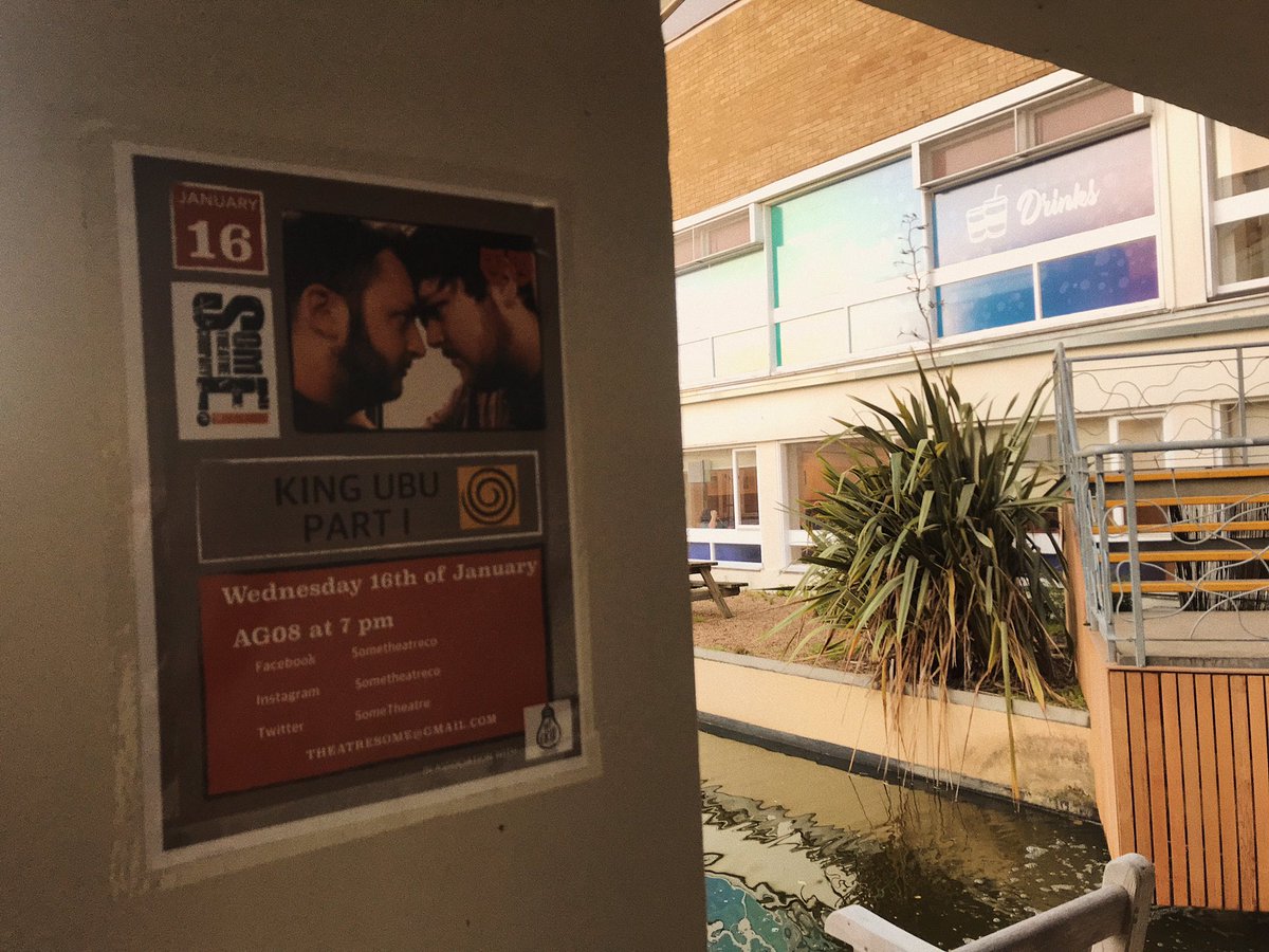 SomeTheatre's tweet photo. You can now find our posters all around the campus! 🎭 #theatre #drama #cccu https://t.co/IaI7URHynW