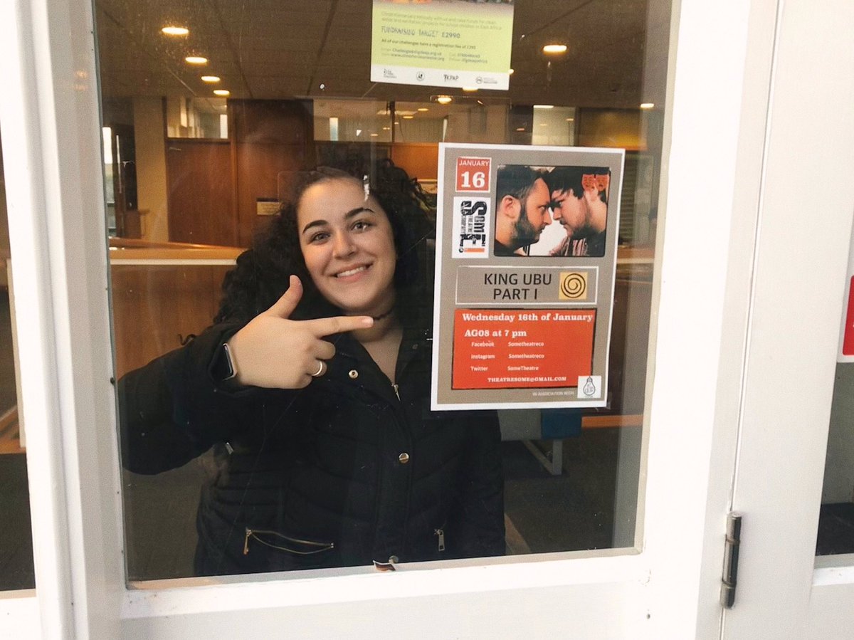 SomeTheatre's tweet photo. You can now find our posters all around the campus! 🎭 #theatre #drama #cccu https://t.co/IaI7URHynW