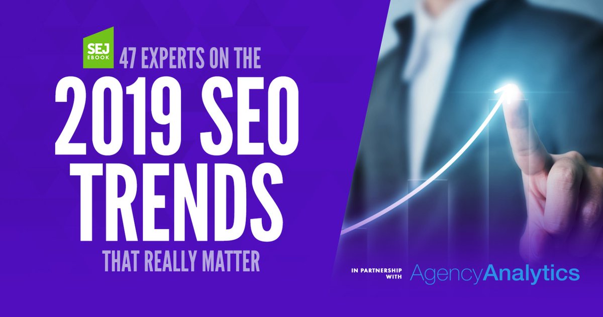 The new year is right around the corner. Here are 10 Important 2019 SEO Trends You Need to Know via <a href="/sejournal/">SearchEngineJournal®</a>. bit.ly/2Qu7NZU