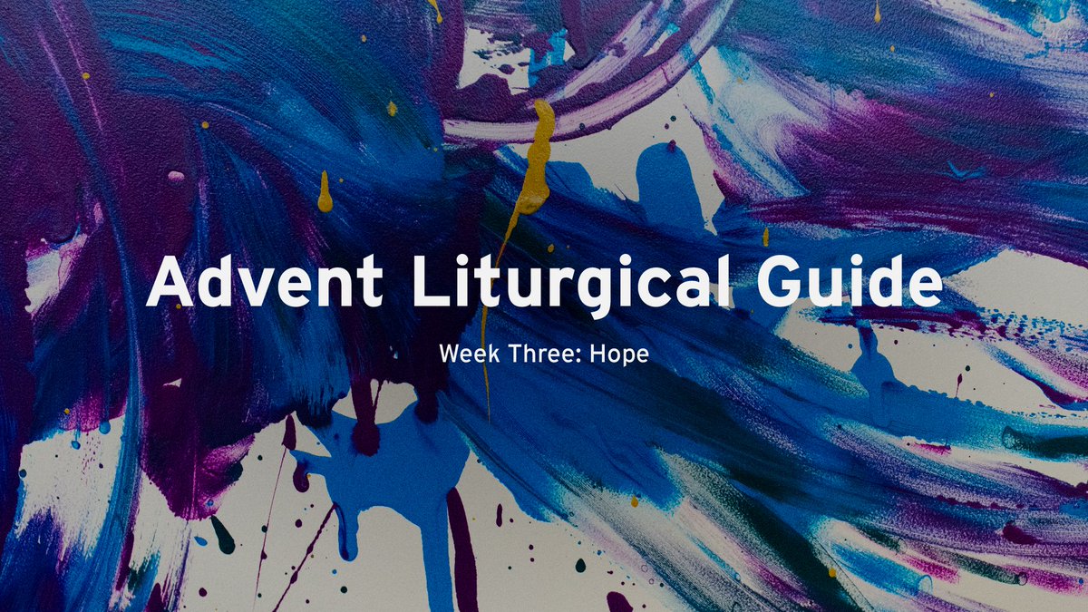 Week three of our Advent Liturgical Guide is now available. Check it out over at missiodei.org/advent!