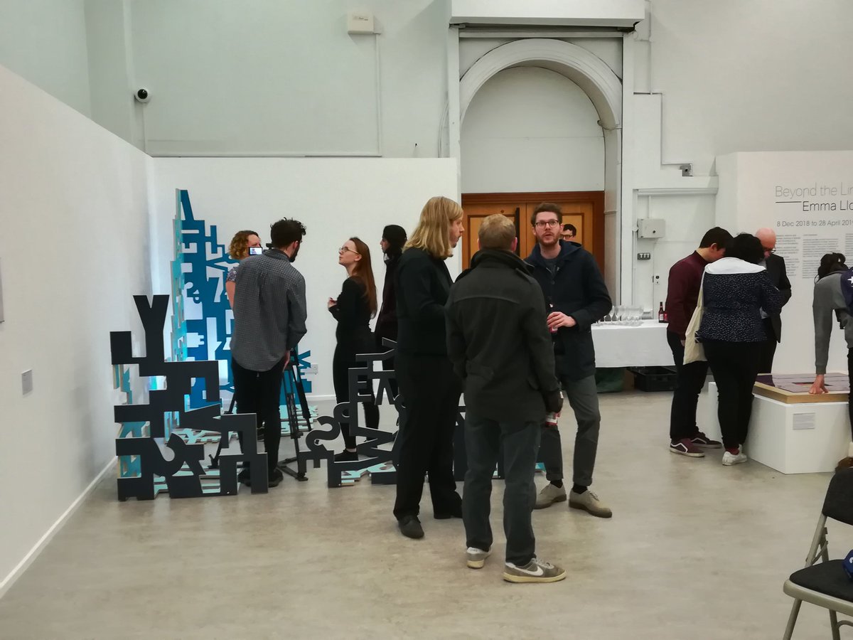 UoSArts's tweet image. Great to be at preview of #EmmaLloyd #BeyondtheLinear @SalfordMuseum  lovely install and intriguing works - like these mixed media prints
