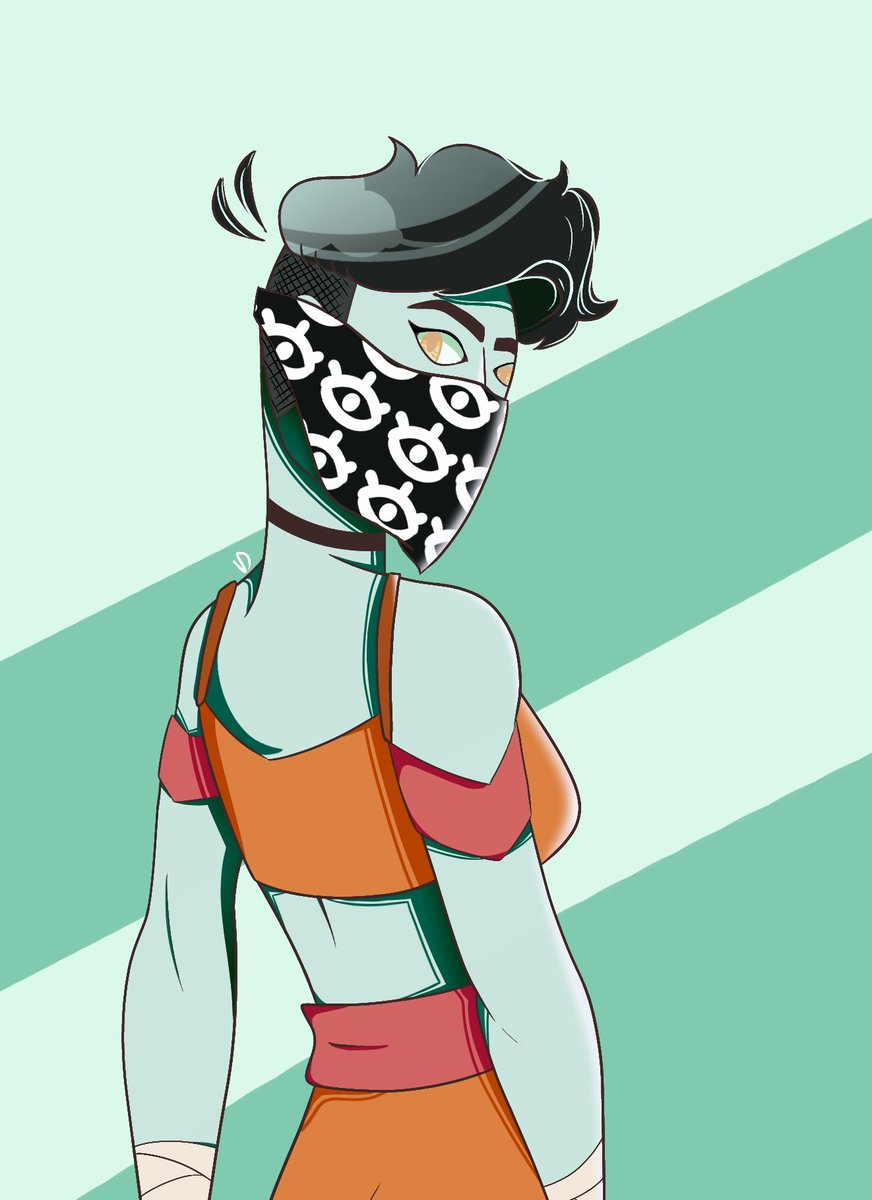 VittysArt's tweet image. just remembered i forgot to post this oooooof

#green #oc #randomoc