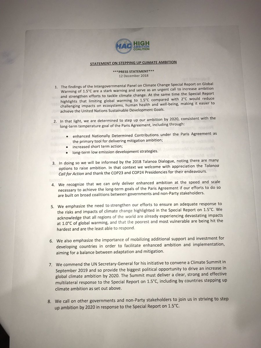 simonchambers (@simonchambers) on Twitter photo Glad to see <a href="/cathmckenna/">Catherine McKenna</a> supporting the high ambition coalition at #COP24 today in calling for strengthened efforts to keep temp rise to 1.5C and recognizing that “the poorest and most vulnerable are being hit the hardest” by climate change. #act4climate Glad to see <a href="/cathmckenna/">Catherine McKenna</a> supporting the high ambition coalition at #COP24 today in calling for strengthened efforts to keep temp rise to 1.5C and recognizing that “the poorest and most vulnerable are being hit the hardest” by climate change. #act4climate