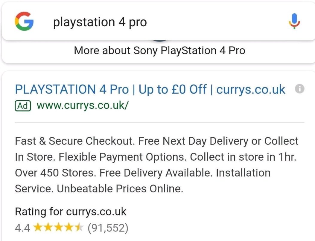 ecomsam's tweet image. Great deal by @curryspcworld, must rush out and buy one! #AutomationFail #marketing #programmatic #DigitalMarketing #retail #oops.