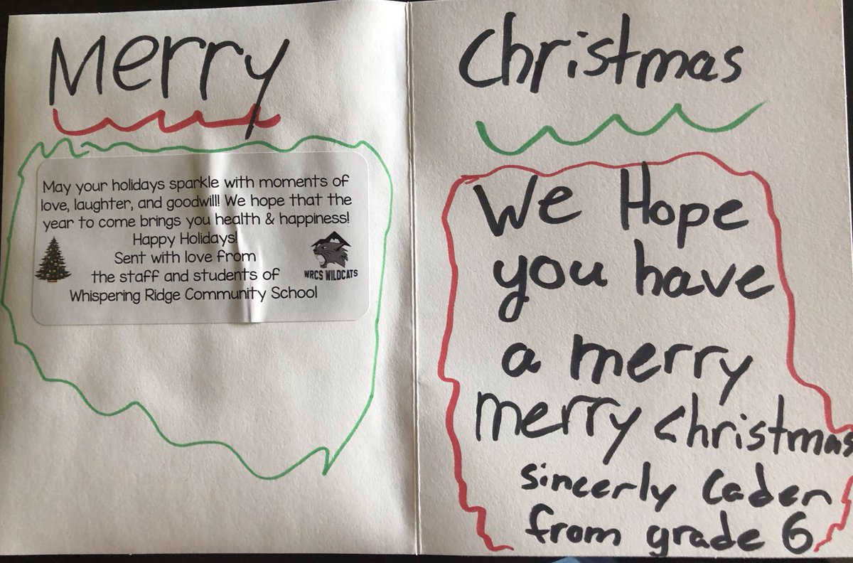 gp2fish's tweet image. Great to see the students and staff of Whispering Ridge Community School out in the neighbourhood delivering Christmas cards!  Thanks and Merry Christmas to you too! @PWPSD @CountyofGP #gpab