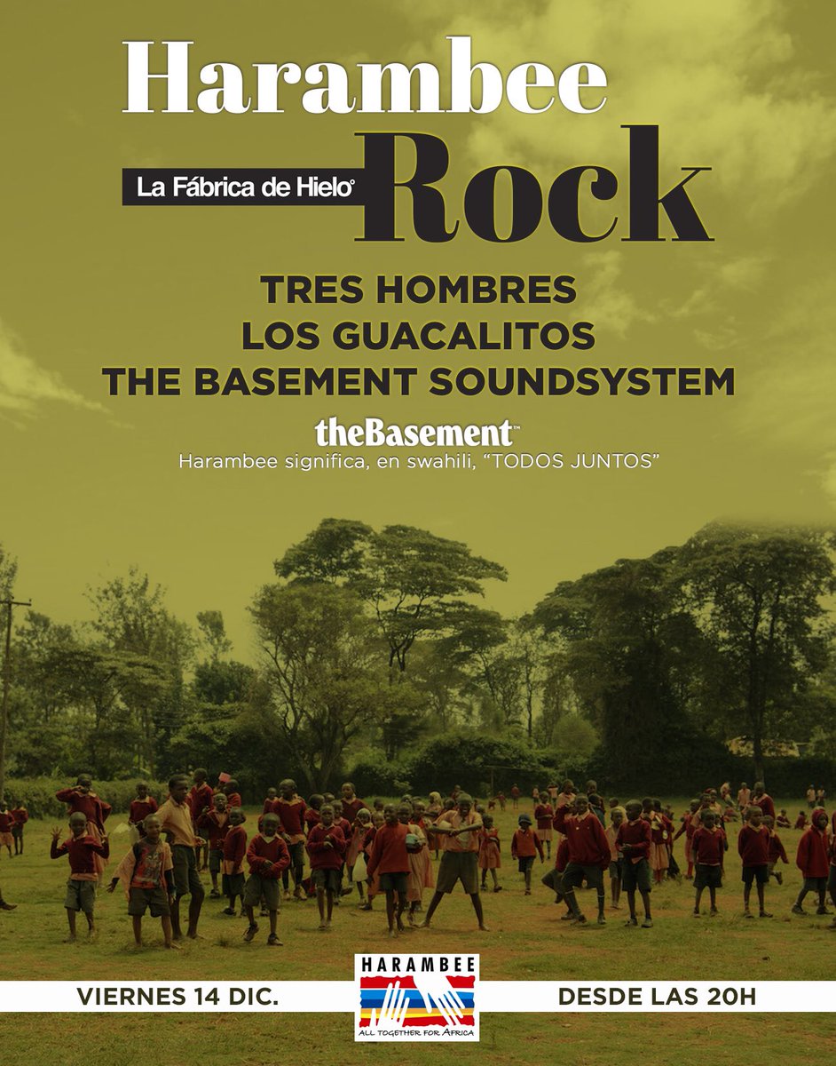 𝑵𝒖𝒏𝒄𝒂 𝒔𝒆 𝒃𝒐𝒓𝒓𝒂𝒓á𝒏 𝒍𝒂𝒔 𝒉𝒖𝒆𝒍𝒍𝒂𝒔 –𝒅𝒊𝒄𝒆 𝒖𝒏 𝒑𝒓𝒐𝒗𝒆𝒓𝒃𝒊𝒐 𝒅𝒆𝒍 𝑪𝒐𝒏𝒈𝒐– 𝒅𝒆 𝒍𝒂𝒔 𝒑𝒆𝒓𝒔𝒐𝒏𝒂𝒔 𝒒𝒖𝒆 𝒄𝒂𝒎𝒊𝒏𝒂𝒓𝒐𝒏 𝒋𝒖𝒏𝒕𝒂𝒔

🧡 Este viernes theBasement estarán  en #LFDHº por una buena causa con @Harambee_es 
a las 20:00 / 10€