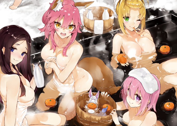 Fgo こうましろ先生の蜜柑風呂イラストが神すぎる