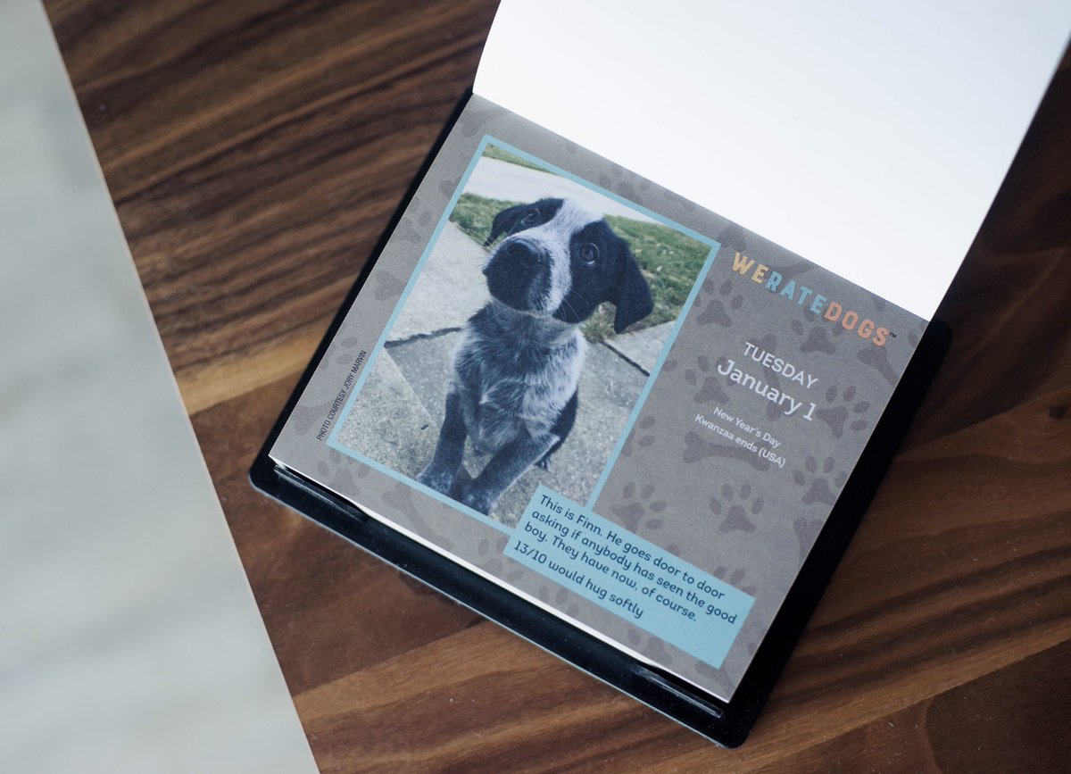 we rate dogs day to day calendar