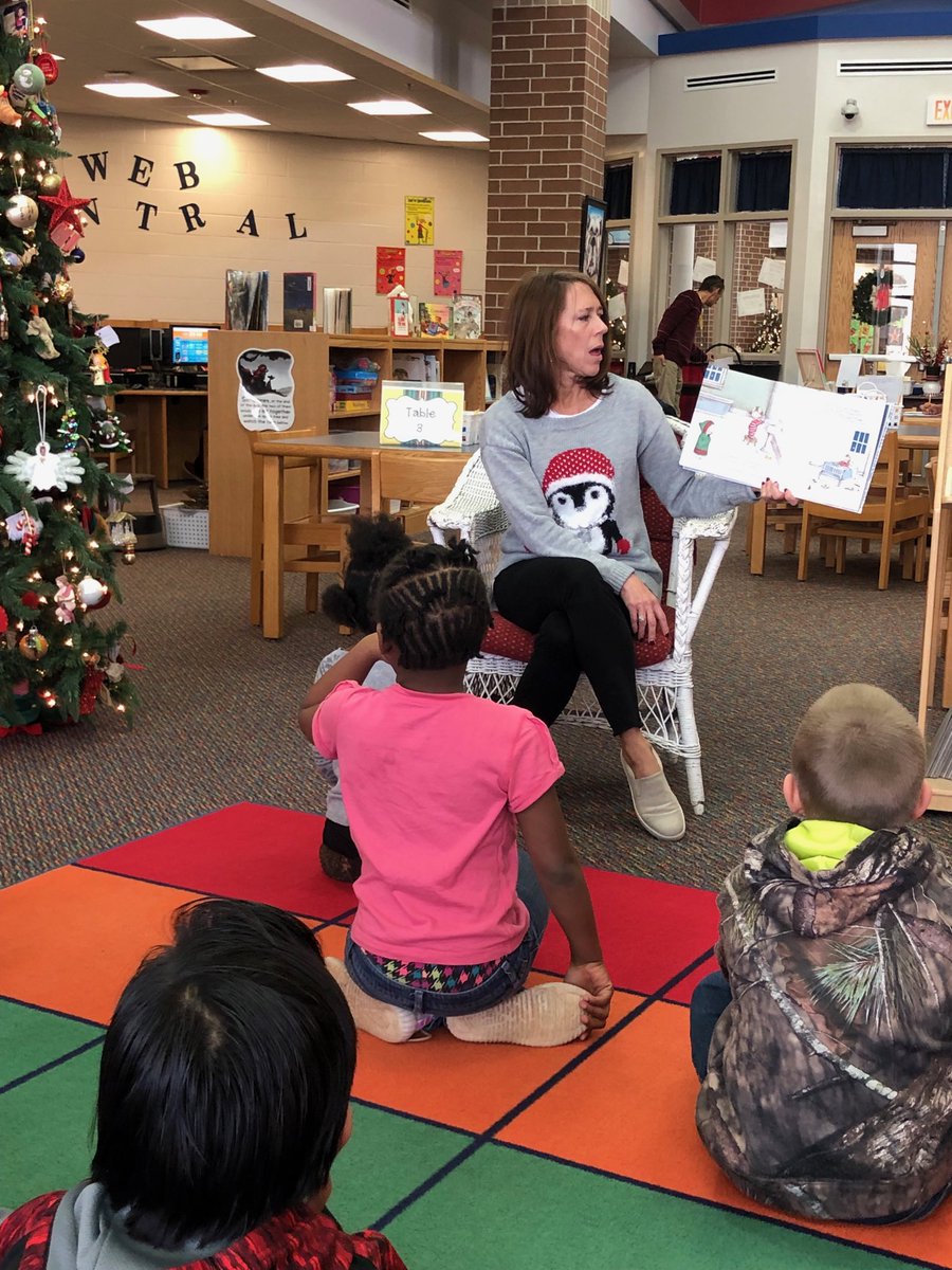 BealebBeth's tweet image. Thank you, Ms. Bettis for sharing a holiday book with our December Birthday children.