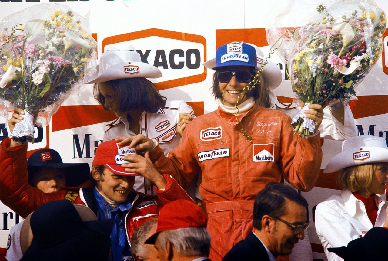 Emerson Fittipaldi y Niki Lauda Segundo Campeonato 1974