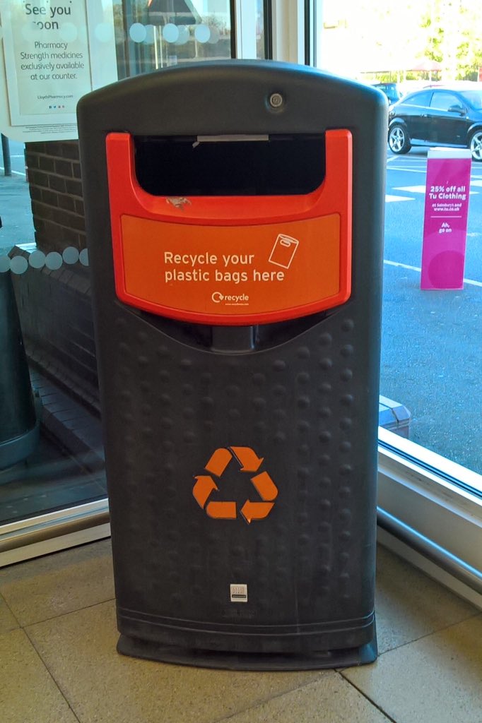 sainsbury's carrier bag recycling