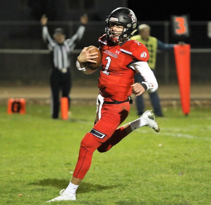 ark_recruiting's tweet photo. @riley_kinney012 is still under the radar but starting to get noticed.  6'4 QB/Athlete who runs a 4.65/40 and a frame to add on 30 lbs.  D1 scholarship offers from Northern Colorado &amp; Columbia.  PWO offers from NEBRASKA, COLORADO STATE and TULSA (QB/WR/TE).  More to come... https://t.co/jWqsA1Uw3i