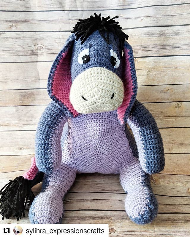 nerdprnr_c's tweet photo. I finally got him finished! Shared from my craft page @sylihra_expressionscrafts
・・・
He's done! I love how cute he turned out!!💖 #eeyore #thanksfornoticingme https://t.co/qxhHHH9d69 https://t.co/zjBsjy9P4b