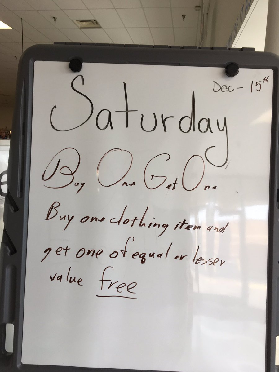 RRMissionStore's tweet image. This Saturday, BOGO on clothing. #bestdealsinthetriangle
