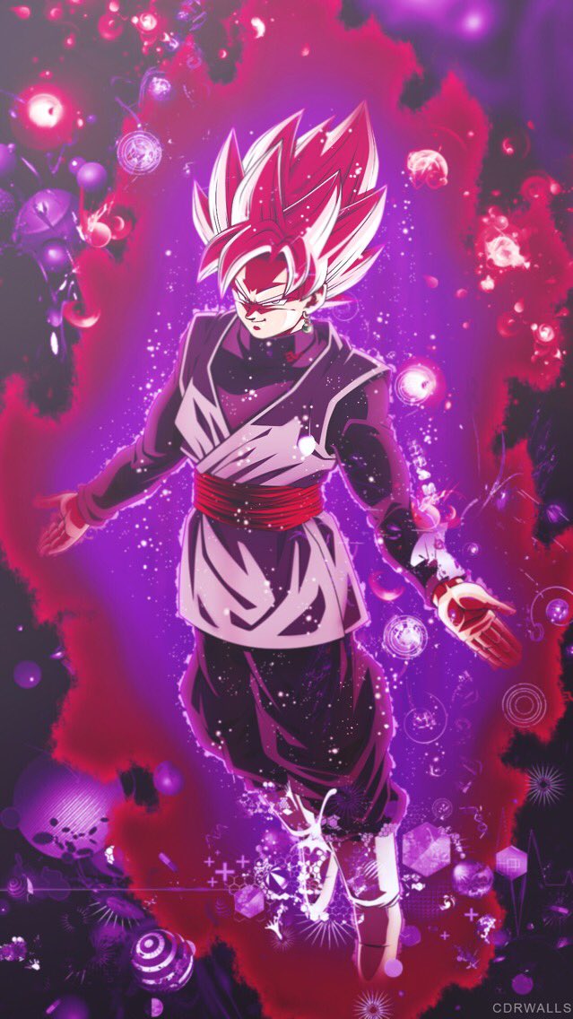 Black Goku Rosé From Dragonballsuper Wallpaper