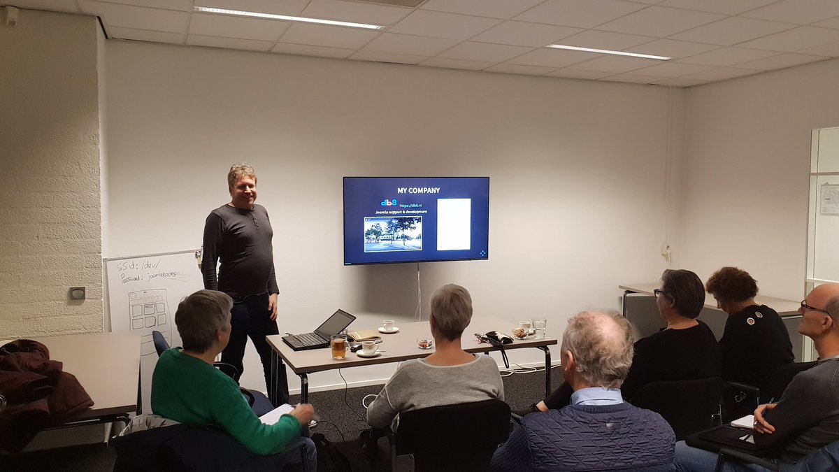 hansarnhem's tweet photo. Vanavond bij #Joomla gebruikersgroep Nijmegen heeft @pe7er een presentatie over de Privacy Tool Suite van Joomla. Die zorgt voor #gdpr #avg mogelijkheden binnen jouw #website. https://t.co/ndwNVxupKN