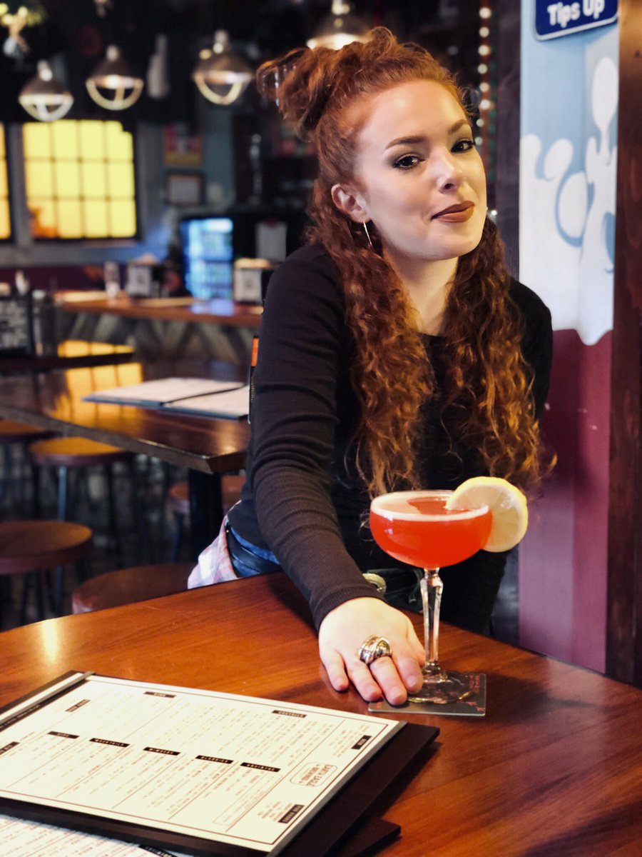 EarthEagleBrews's tweet photo. Beer is better, but liquor is quicker!
Bar Manager Sheridan is dropping a whole menu of new cocktails today-- it's cold out, come drink. #knowyourbartender https://t.co/RFjRDuMcXe