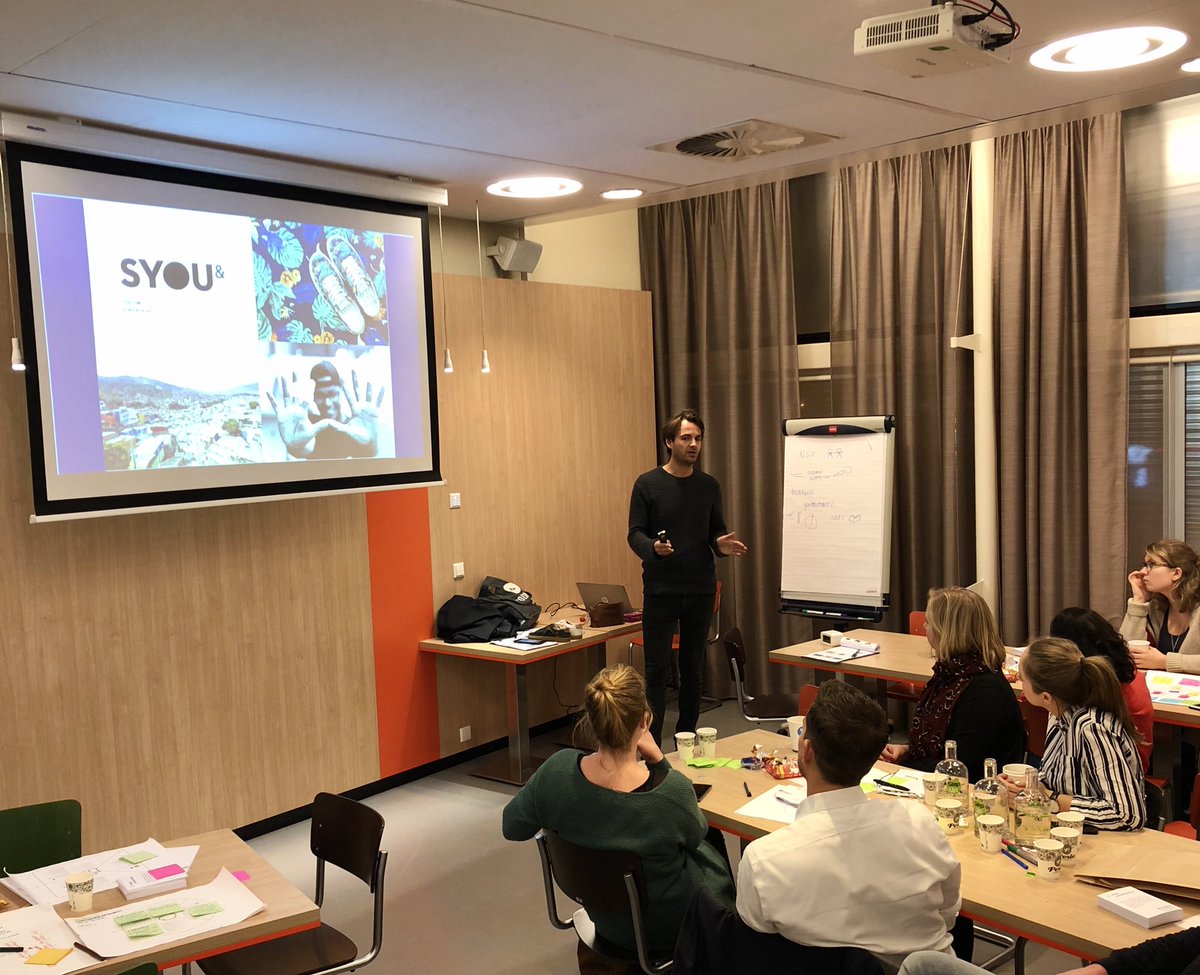 Second speaker during the academy session is <a href="/merijntt/">Merijn ten Thije</a>, founder of sneaker brand Syou: “The brand is all about partnerships, produced locally in Colombia. This meant we started partnerships with #local creatives, factories, sourcing, etc. to make our #sustainable sneaker.