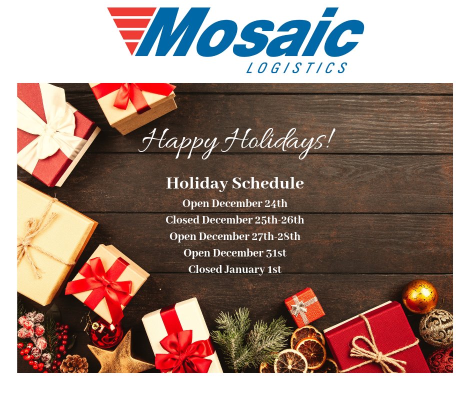Mosaic Logistics Inc (@mosaiclogistics) on Twitter photo 