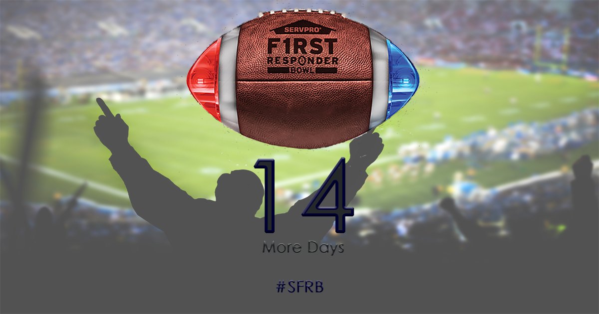 We're just two weeks away from the SERVPRO® First Responder Bowl!