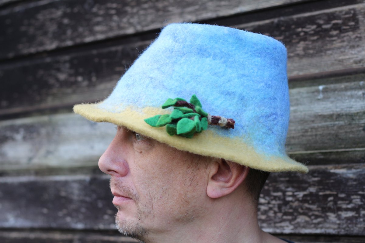 FilzViktorija's tweet photo. Excited to share the latest addition to my #etsy shop: Sauna hat unisex Wool hat, felt hat, Hat "Sea- beach" https://t.co/K8uR8zaLc3 #bathandbeauty #sauna #saunahat #forsauna #hat #feltedhat #woolhat #feltedflowers #handmade https://t.co/UVGseZD9Pq