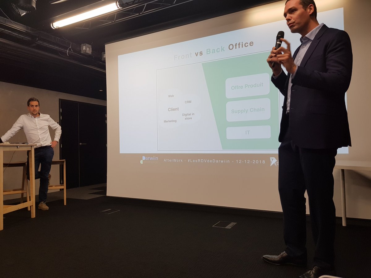 DarwiinCo's tweet photo. Frédéric Henry et Vincent Drouet associés @DarwiinCo interviennent sur l'importance et les tendances #SupplyChain !  #RDVdeDarwiin @LaFTRSM https://t.co/77GJJAsl6h