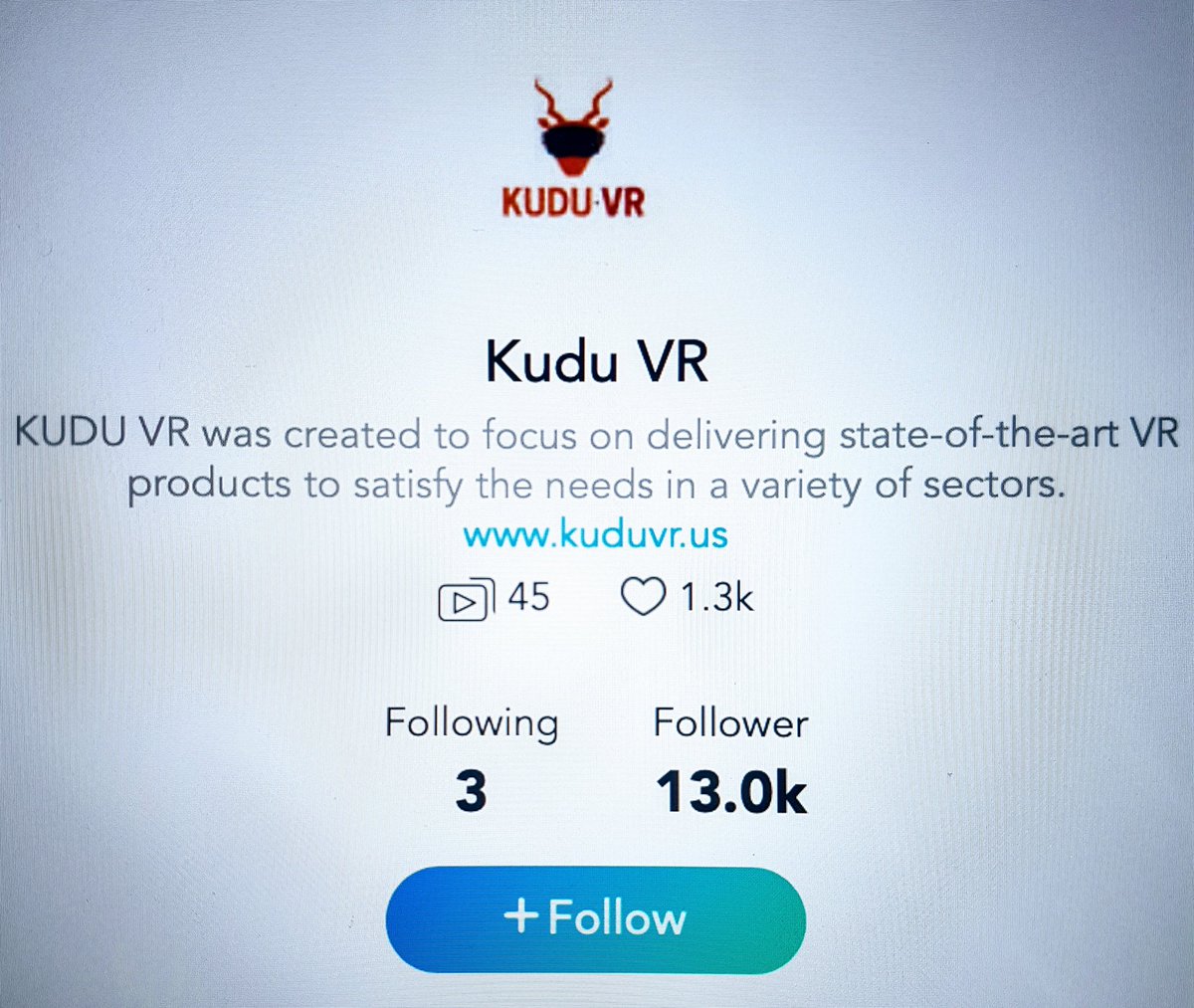 KuduVR_OK's tweet photo. 13k!! Thanks to all the new subs!!
@letsveer #letsveer #vr #VeerTV https://t.co/zBYpi032g0