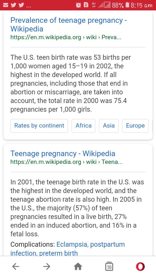 Teenage pregnancy - Wikipedia