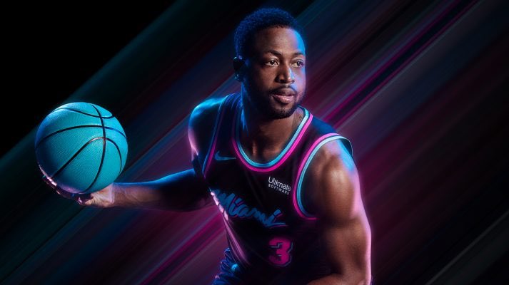 TheDunkCentral's tweet photo. Did the Miami HEAT go 3 for 3 on the Vice Jerseys? https://t.co/RVnoZjbMWy