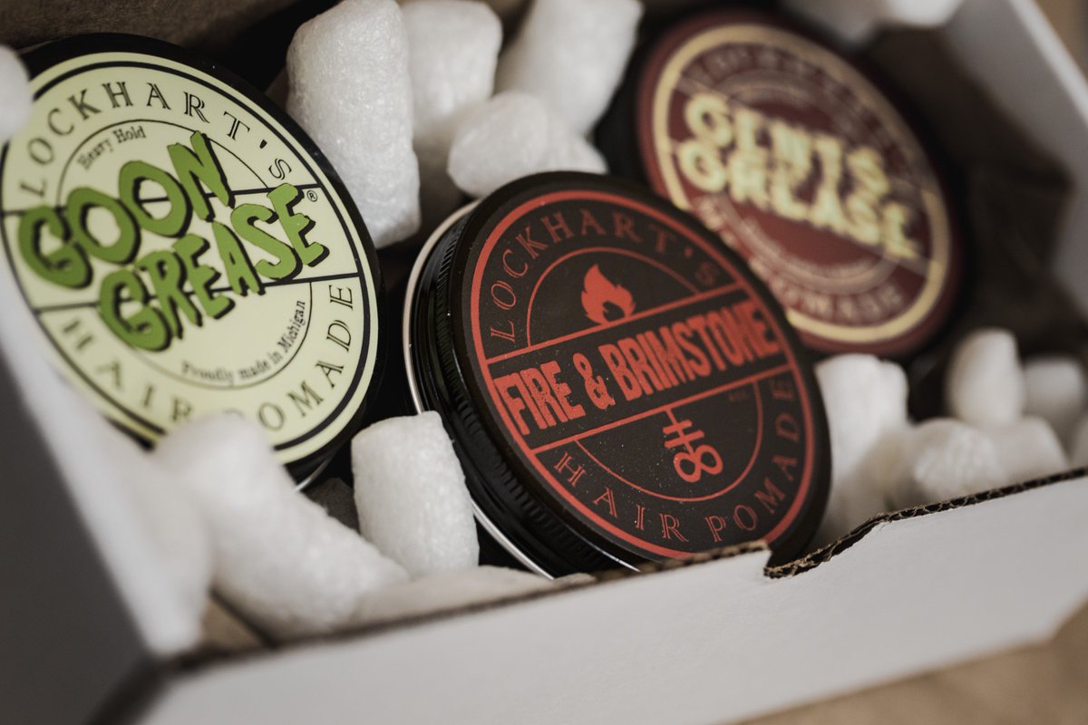 Don't miss your chance to get the last of the Fire &amp; Brimstone by Lockhart's. Very limited quantities left. #mrpomade #pomade #limited #lockharts #fire #brimstone