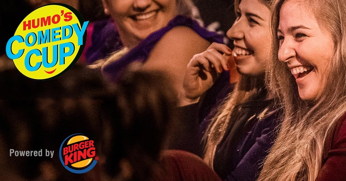 Humo's tweet photo. Dijenkletsen! Schuddebuiken!
Kijk nú mee naar de #livestrea #HCC18de finale van Humo's Comedy Cup https://t.co/b8qQNuYq9m
#HCC18 https://t.co/a8rjUPIQXG