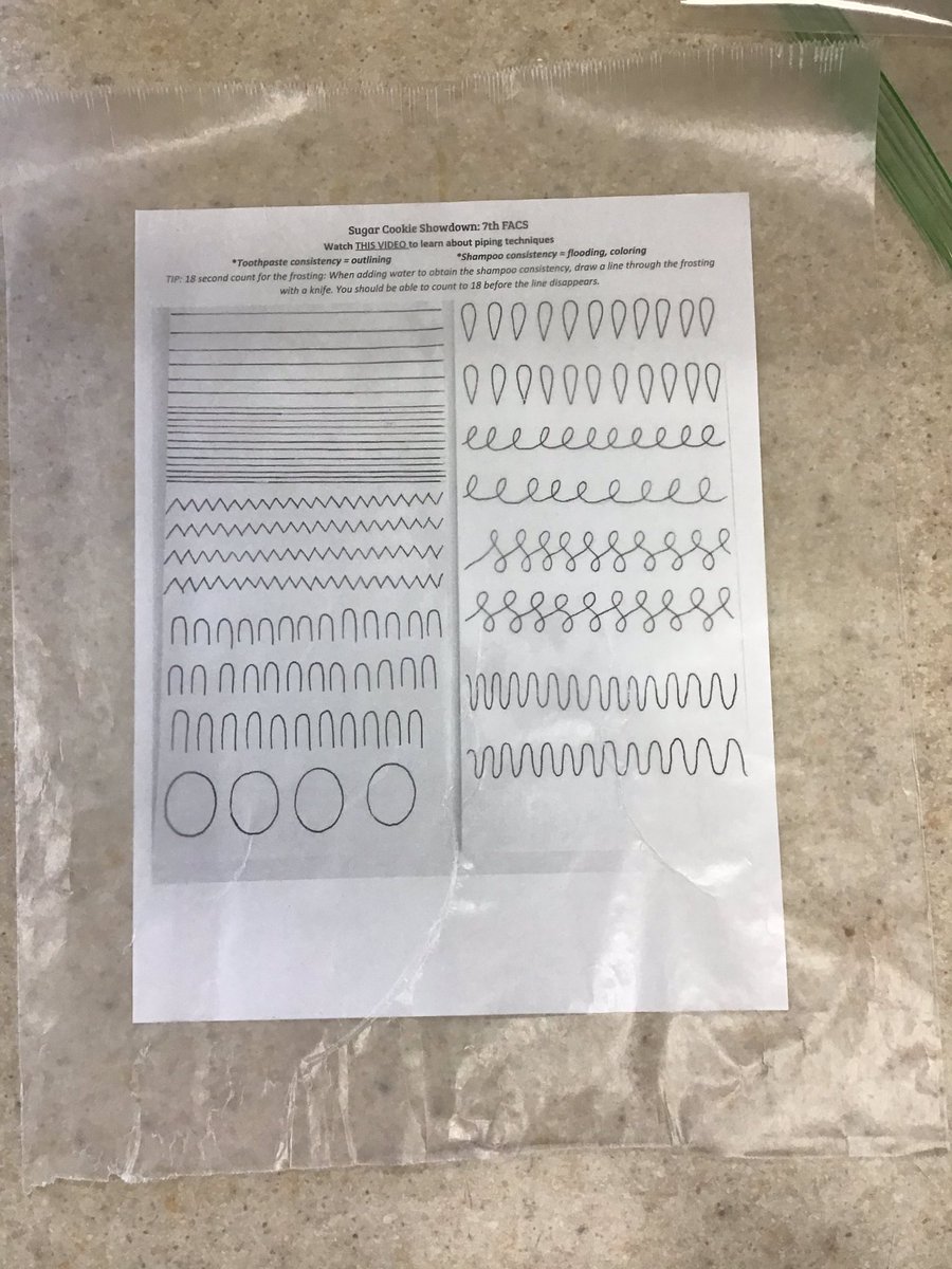 mrslanke's tweet photo. Practicing our piping and decorating techniques before the big Sugar Cookie Showdown next week!! π©πΌβπ³π¨π½βπ³ #RoomC131 #InstantMashedPotatoes @HSMSTigers https://t.co/g7k07ltccd