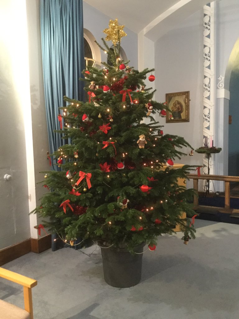 The old girl came back today to do the City Chapel Christmas Tree in preparation for the carol service in the chapel at 12.30 pm tomorrow, Thursday 13th.<a href="/SWBHnhs/">SWB NHS Trust</a> <a href="/Beanful/">Mary Causer</a>