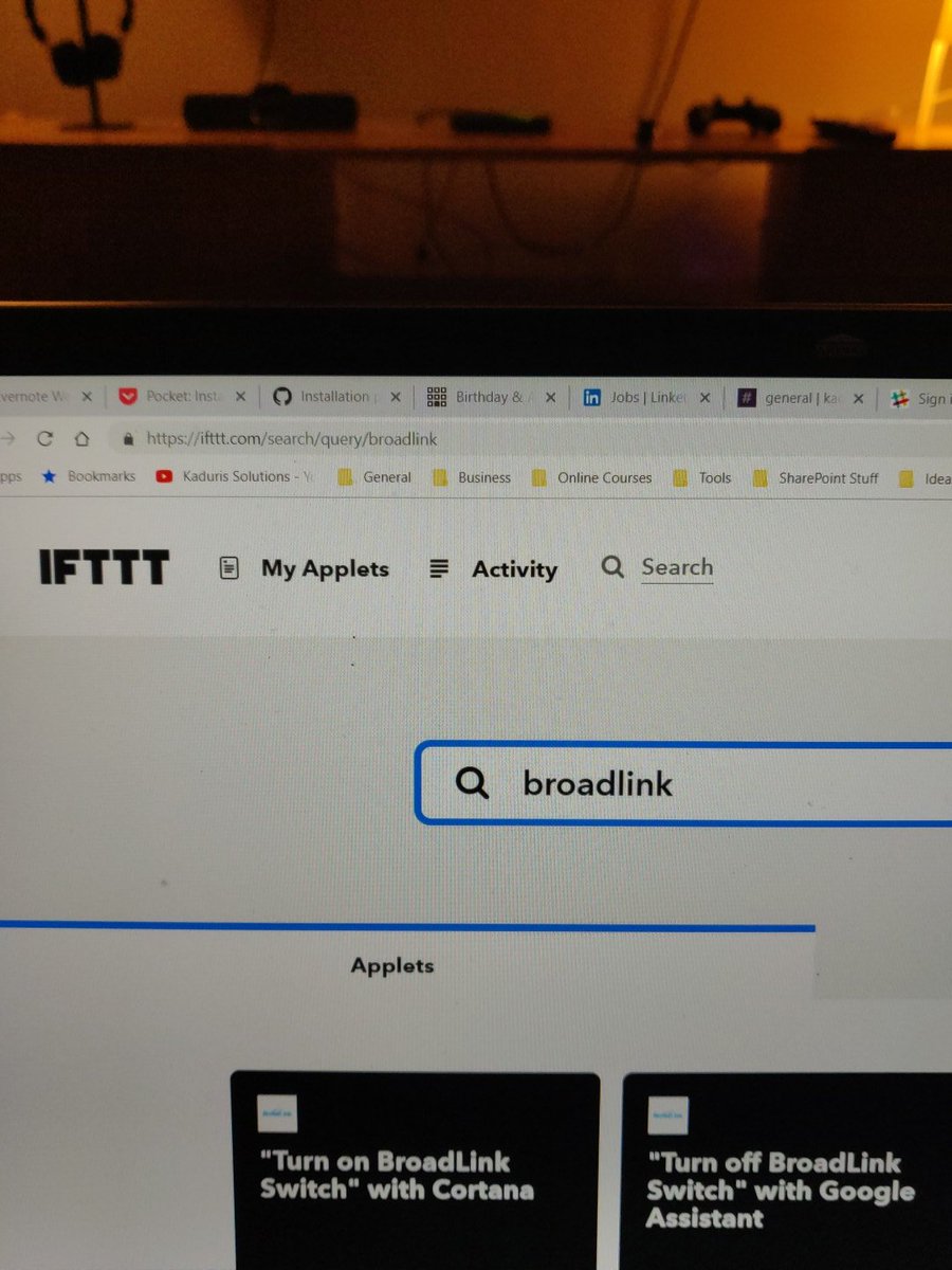 broadlink ifttt integration