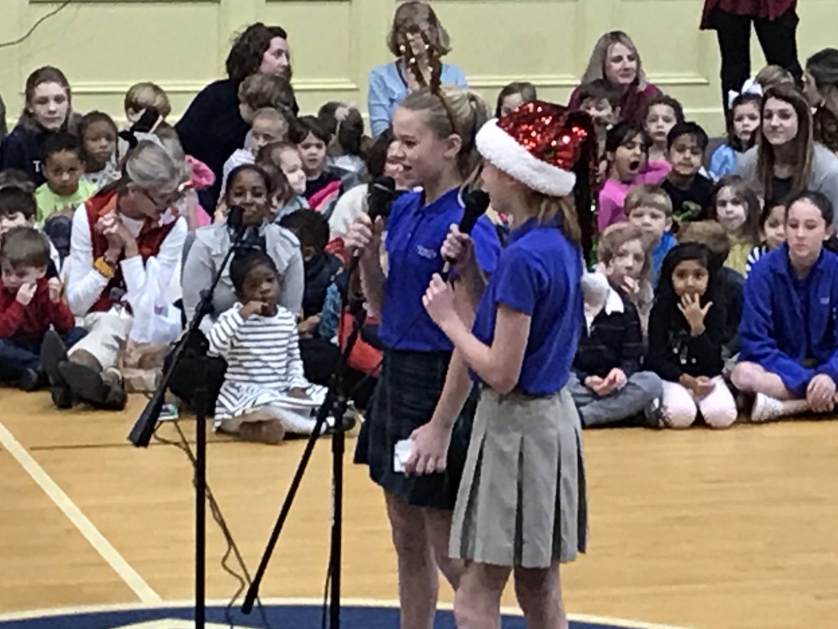 kstorysquared's tweet photo. The #6thTrinity leadership class led the school today in a holiday sing-along. (2/2) #TrinityLearns #TrinityLeads https://t.co/rkbEoVe3el