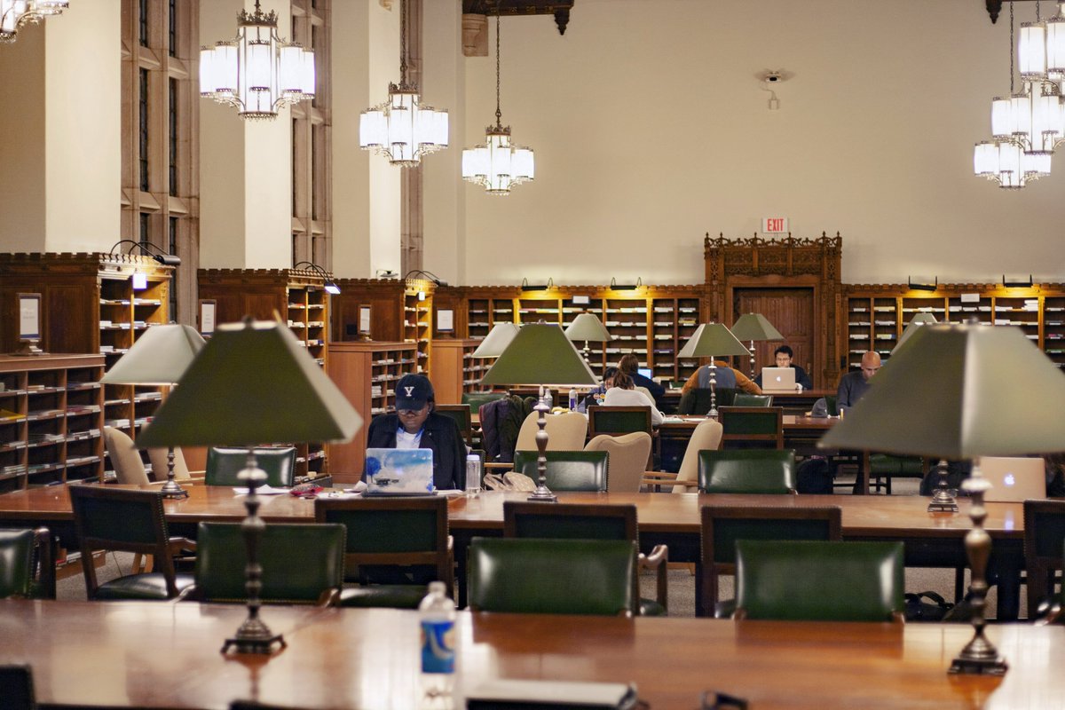 Tomorrow marks the end of Reading Period &amp; beginning of Finals for Yale College students. Best of luck on your exams! <a href="/yalelibrary/">Yale University Library</a>