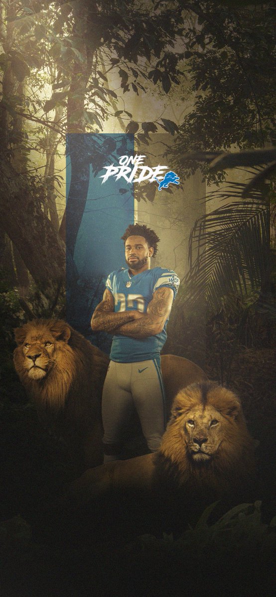 Lions's tweet photo. .@_bigplayslay23 ⅹ #WallpaperWednesday https://t.co/voYmNpp1Tg