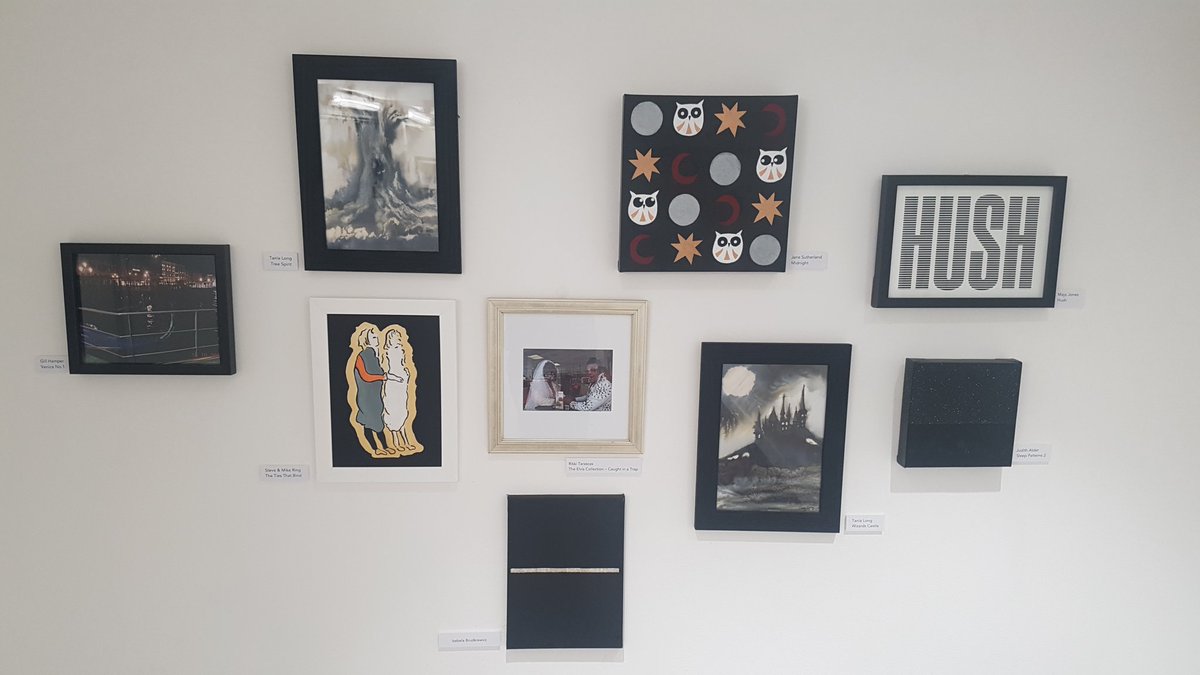 DC Members Show : After Dark opened today.....the DC1 Gallery is full to bursting with amazing art for sale. You are all invited to come on Friday 14th Dec to DC private viewing and DC Members Xmas Social. From 6pm to late. A licenced bar + acoustic live music and carol singing