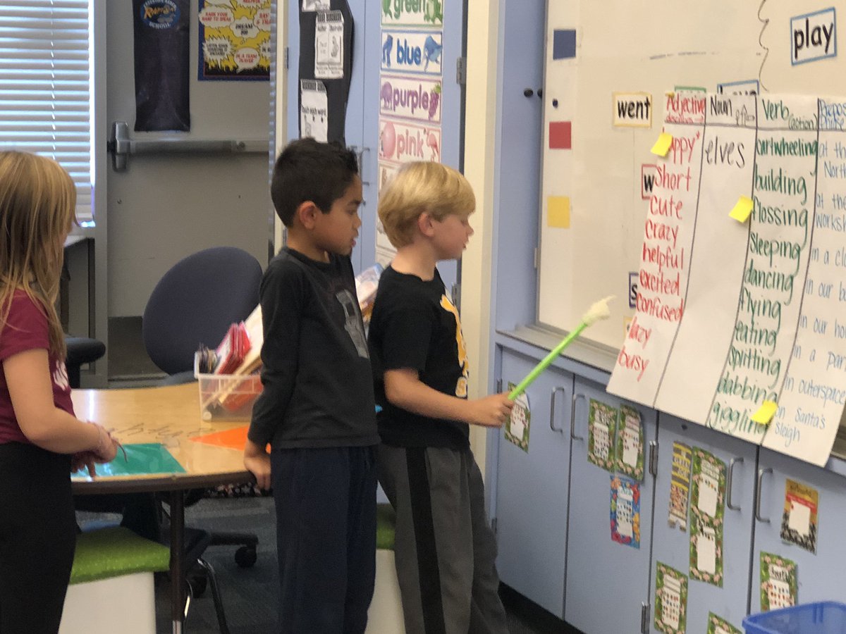 tsorensen64's tweet photo. First graders sharing their Elf sentences ! We shared a few right back!! #sillyelf https://t.co/nAJy7k4Agv