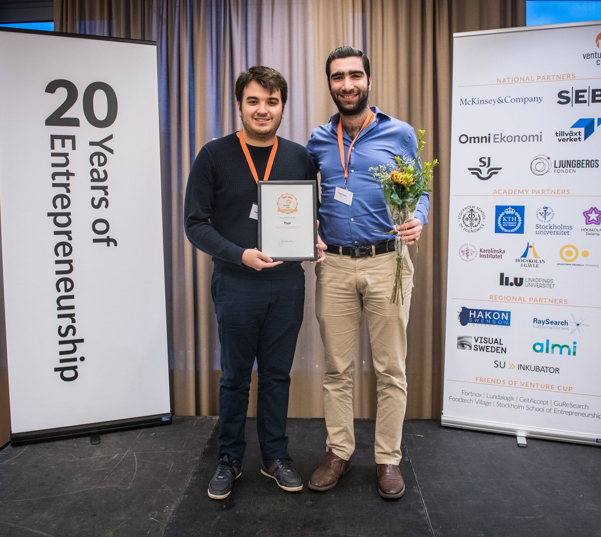 We are excited to announce that #Flype is the winner of the Top Idea Award at this year's #VentureCup in Sweden. Learn more here: bit.ly/2EeKIDn. Photo by Elizabeth Ingvar