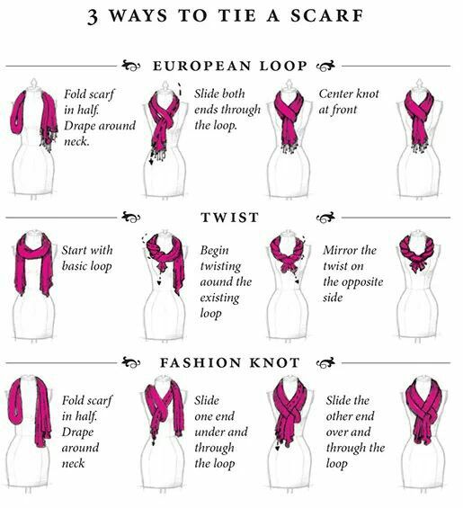 12 *More* Ways to Tie a Scarf